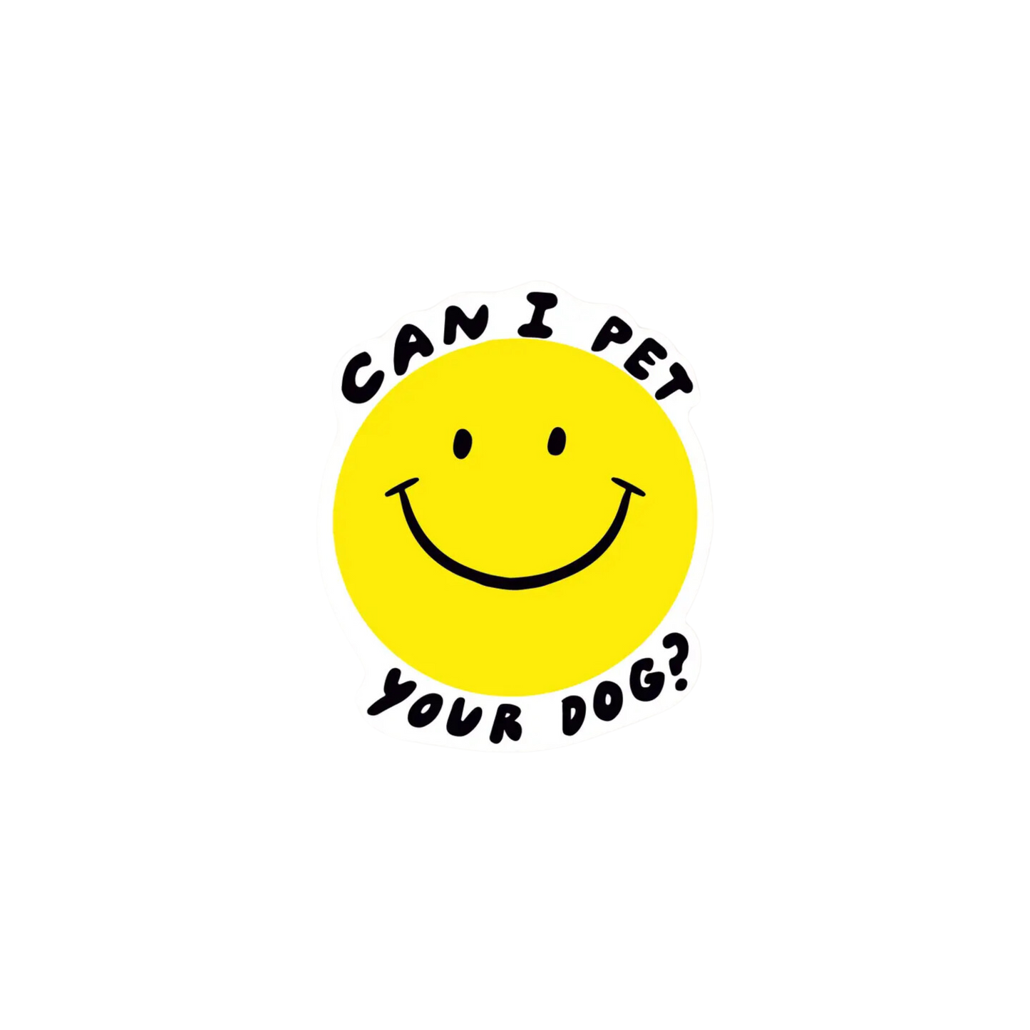 Can I Pet Your Dog Sticker
