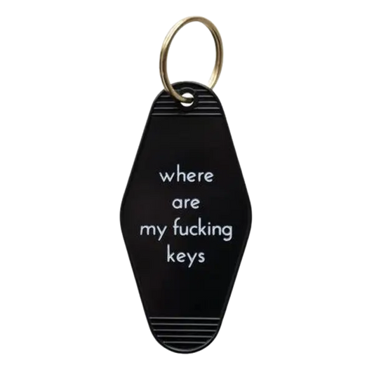 Where are my Fucking Keys Motel Keytag