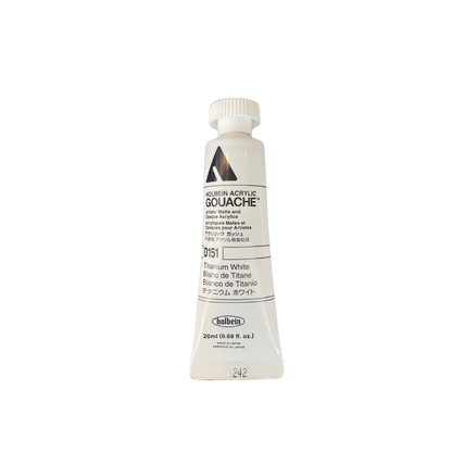 Titanium White Holbein Acrylic Gouache 20ML