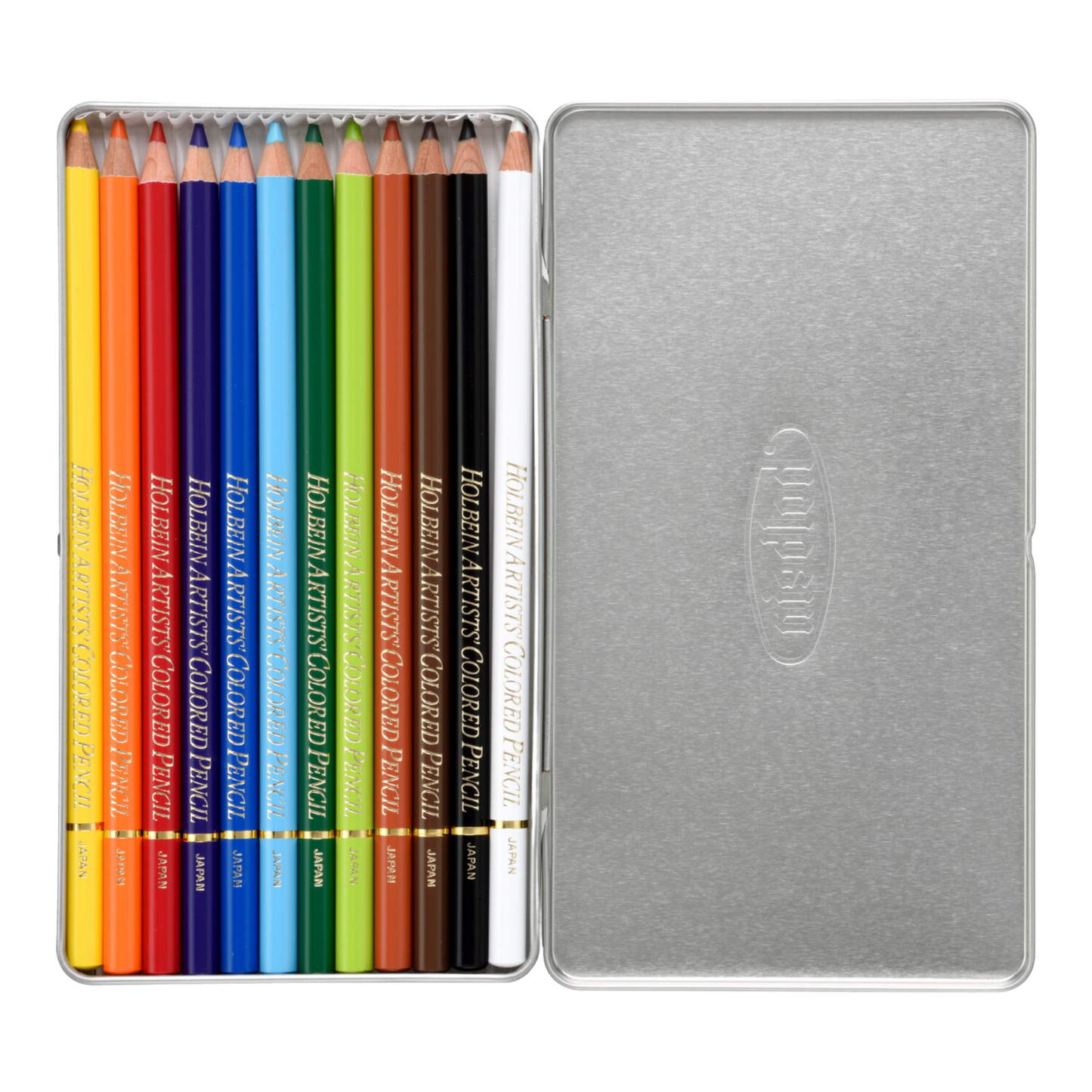 Holbein Artists' Colored Pencils Set of 12 - Basic Tone