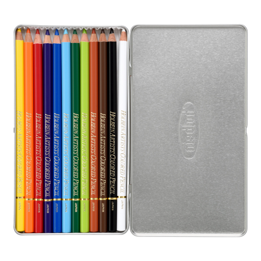 Holbein Artists' Colored Pencils Set of 12 - Basic Tone