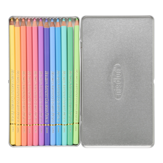 Holbein Artists' Colored Pencils Set of 12 - Pastel Colors