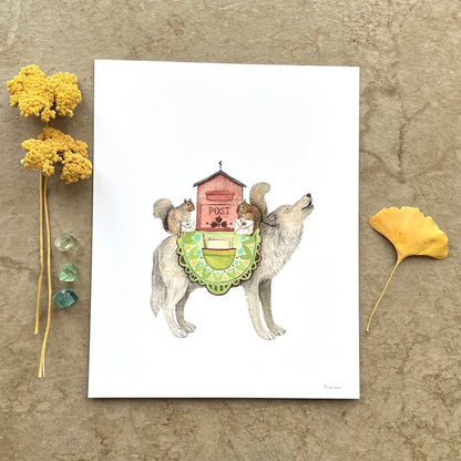 Lupa's Mail - Art Print