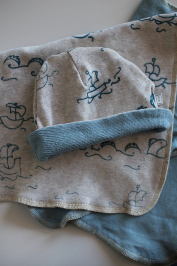 Baby Gift Set - Sea Monster Print