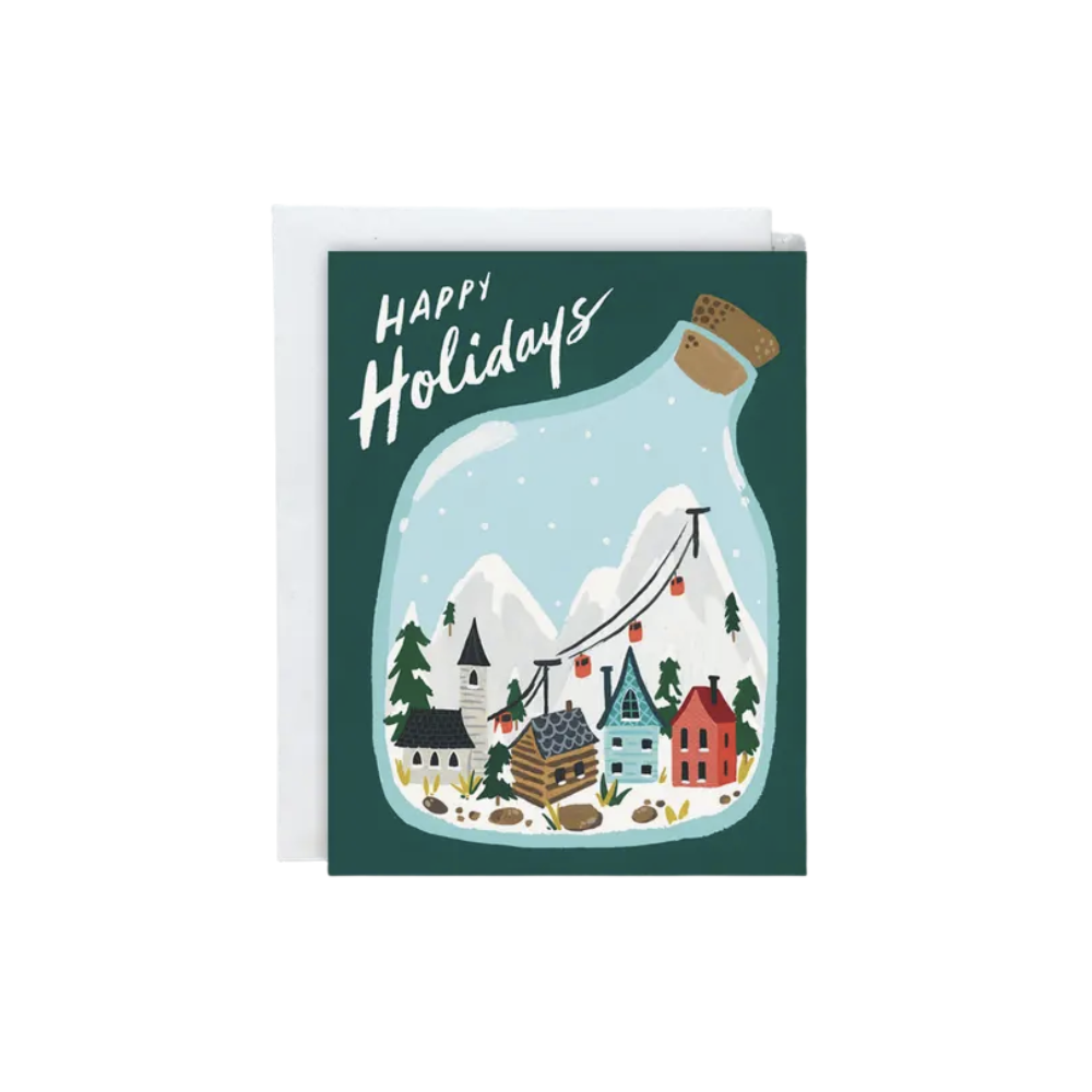 Village Terrarium Holiday Card