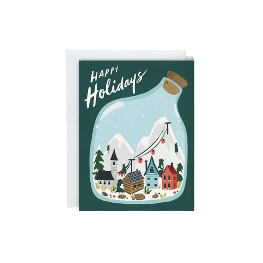 Village Terrarium Holiday Card
