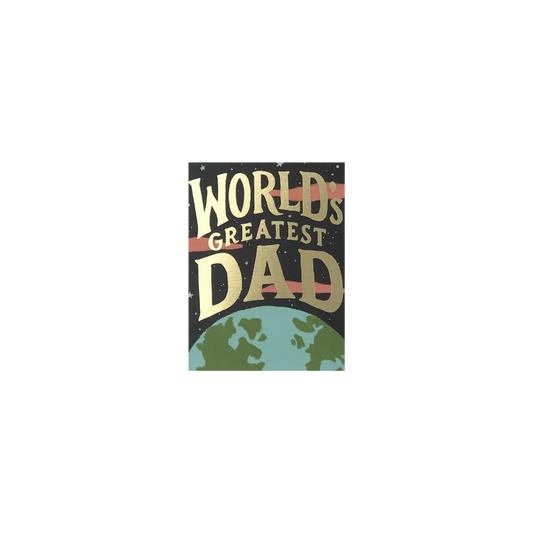 World's Greatest Dad Greeting Card
