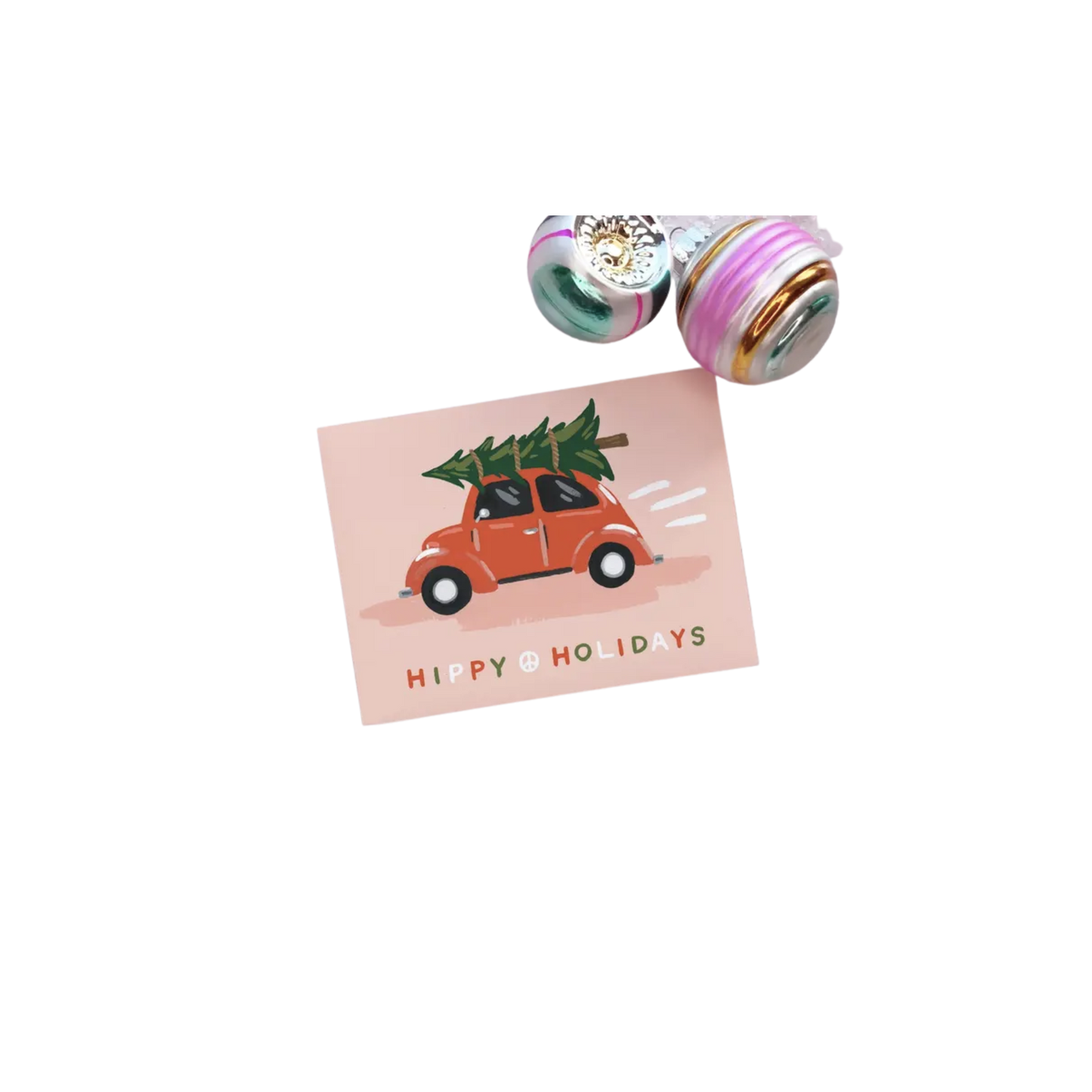 Hippie Beetle Card