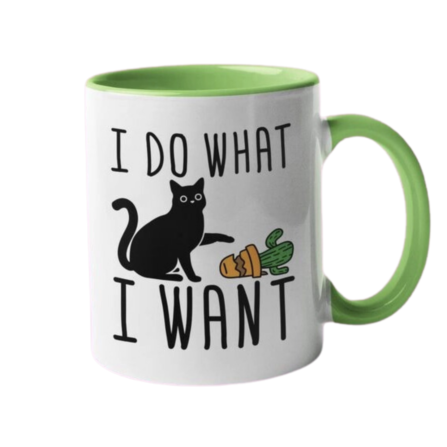 I Do What I Want - Funny Cat Coffee Mug