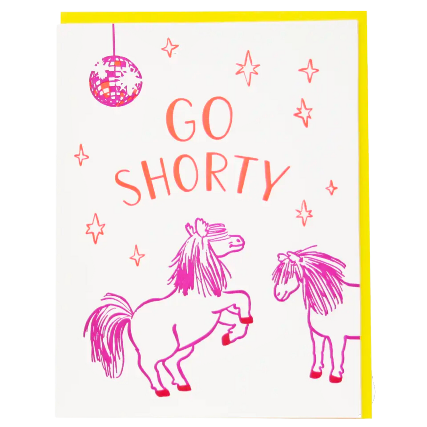 Dancing Ponies Birthday Card