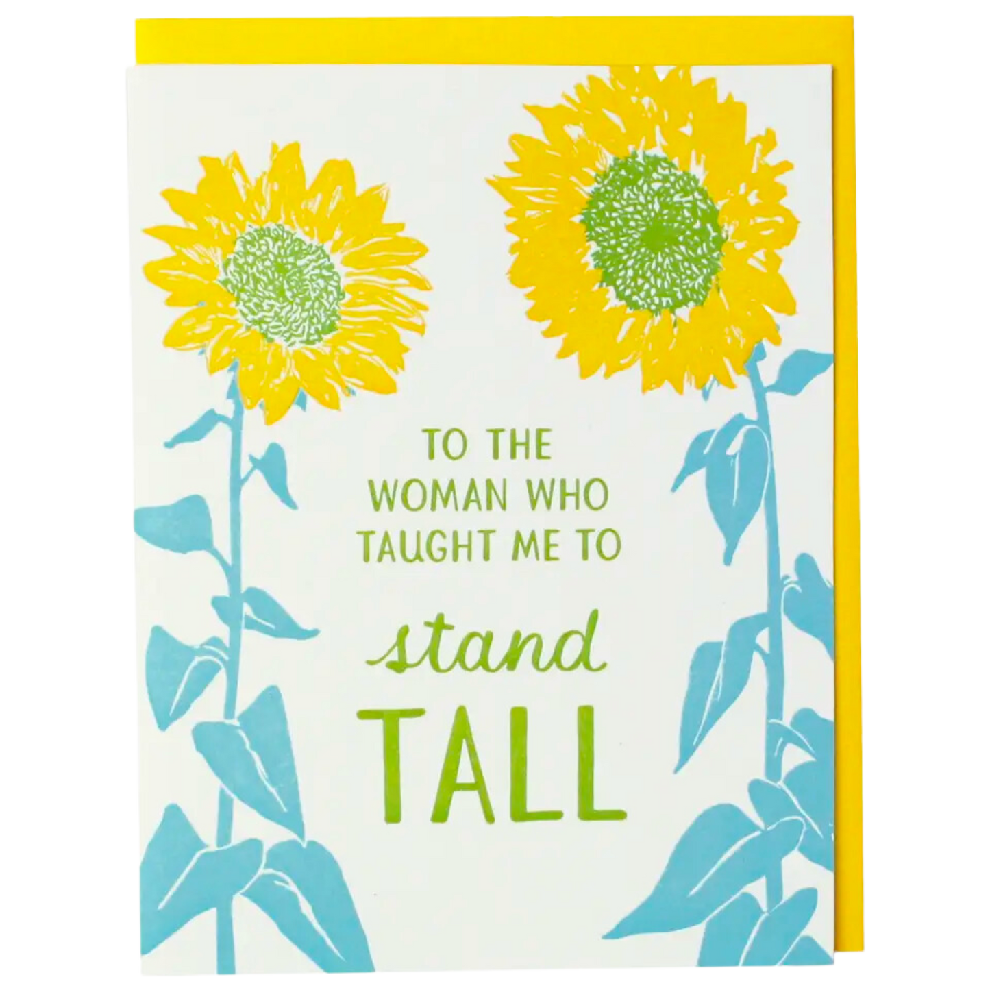Sunflower Mother's Day card