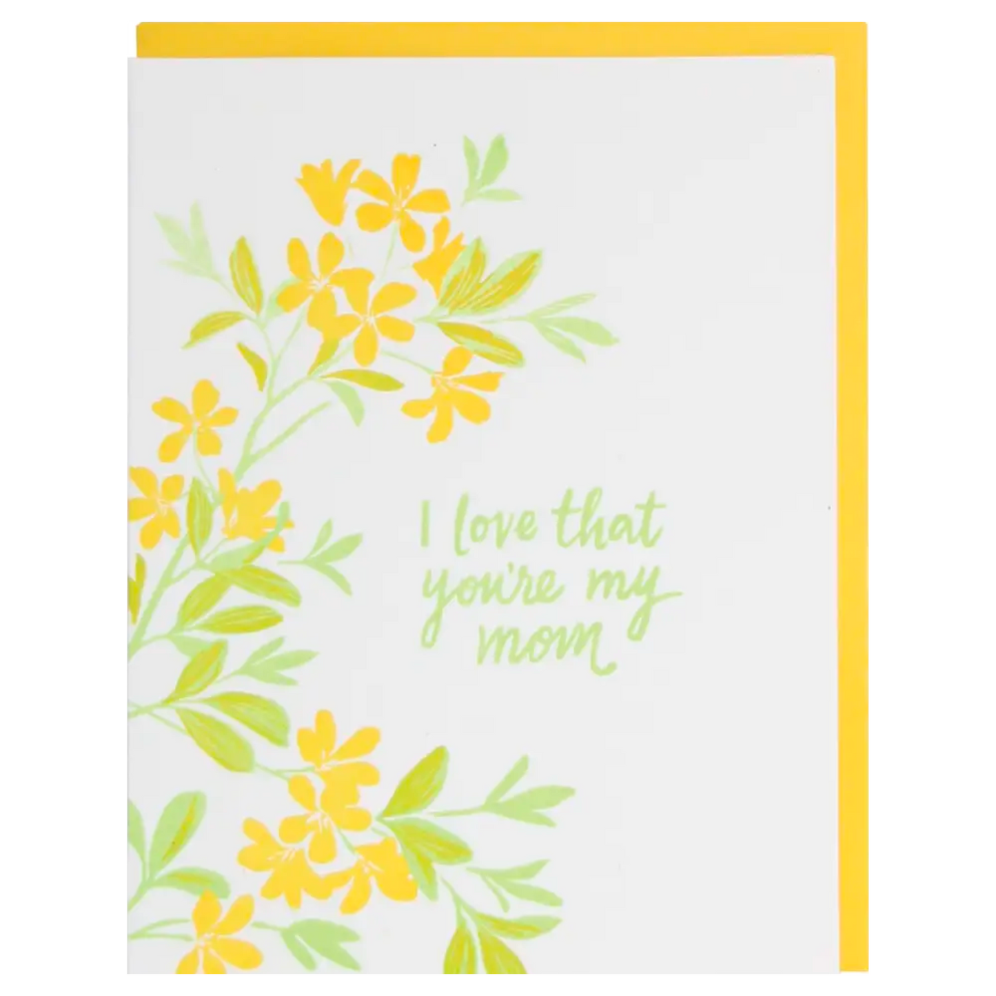 Yellow Blossoms Mother's Day Card