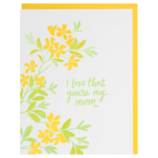 Yellow Blossoms Mother's Day Card