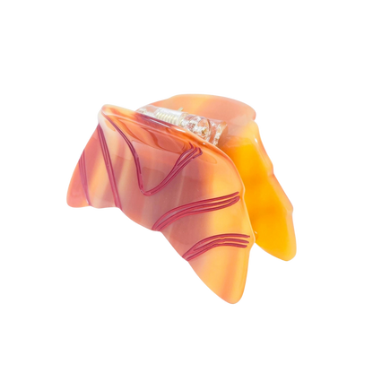 Mini Croissant Hair Claw Clip