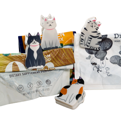 Kitty Bag Clips - Set of 4