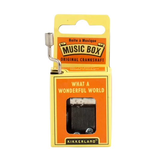 What A Wonderful World Crank Music Box