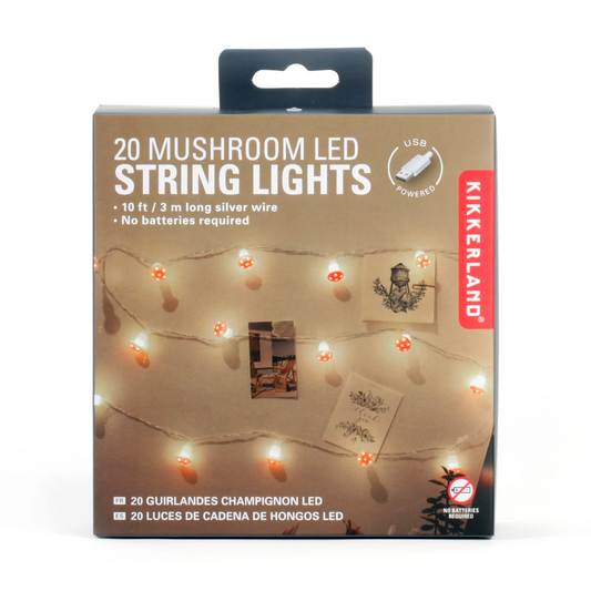 20 Mushroom Led String Lights