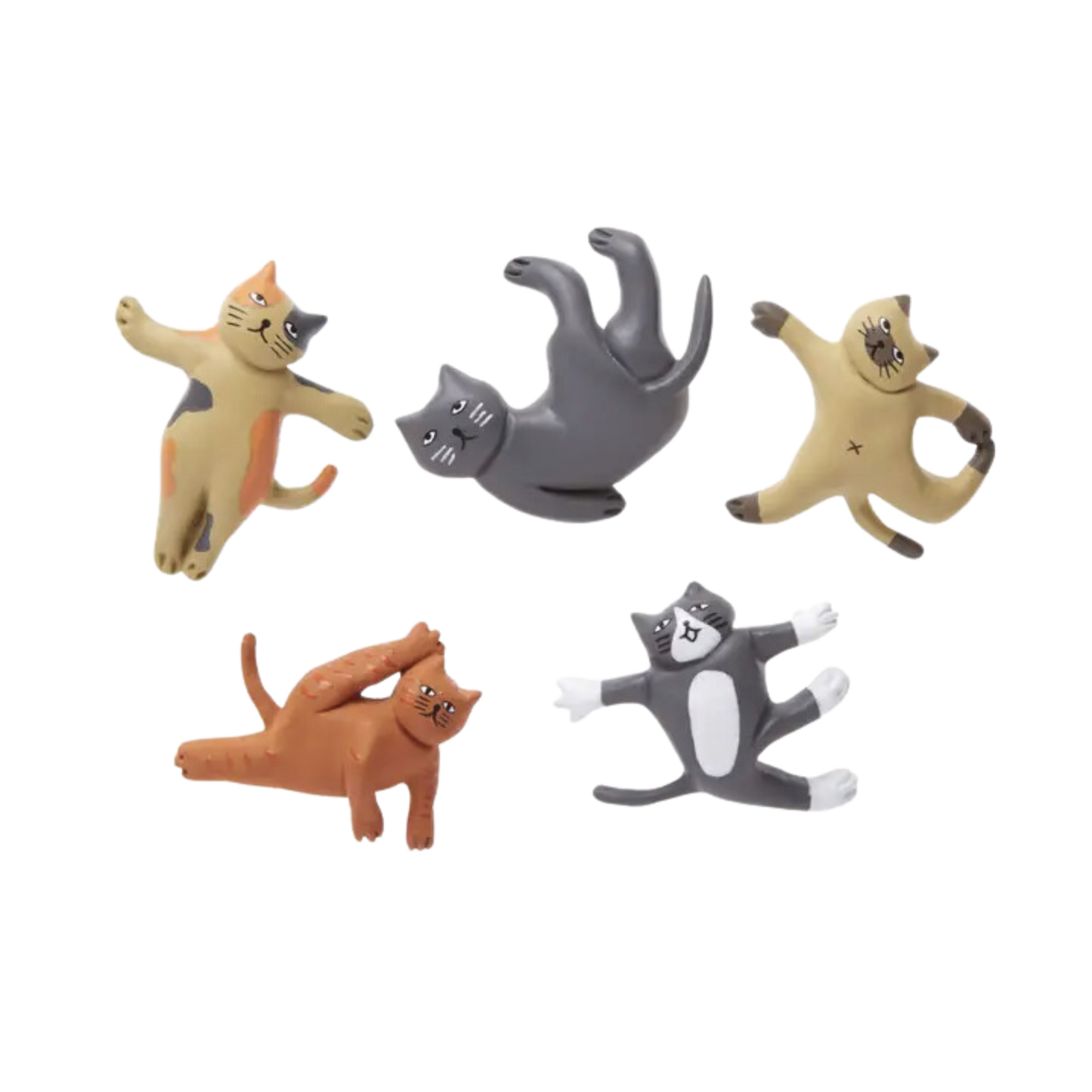 Cat Yoga Magnets