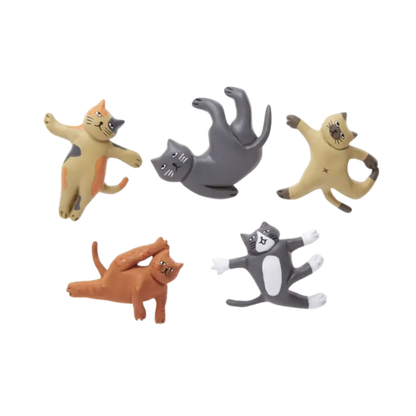 Cat Yoga Magnets