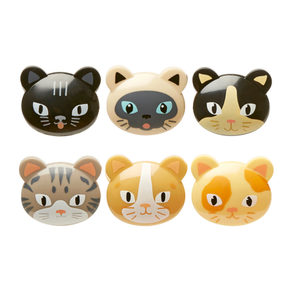 Cat Bag Clips - Set of 6