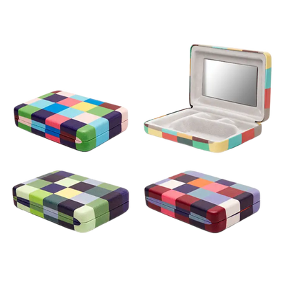 Plaid Travel Jewelry Case