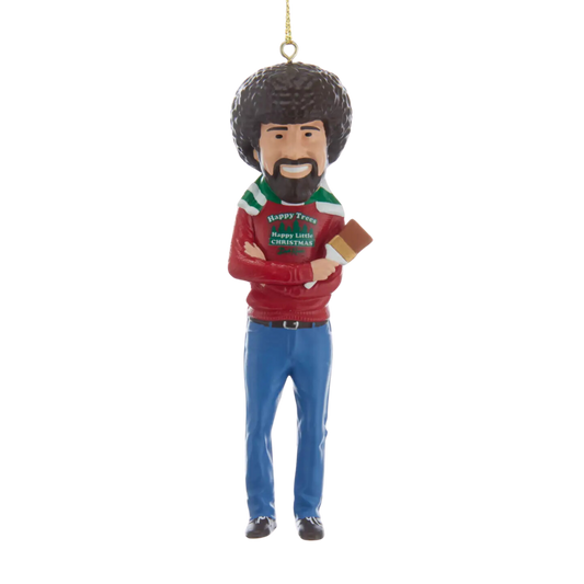 Bob Ross Blow Mold Ornament