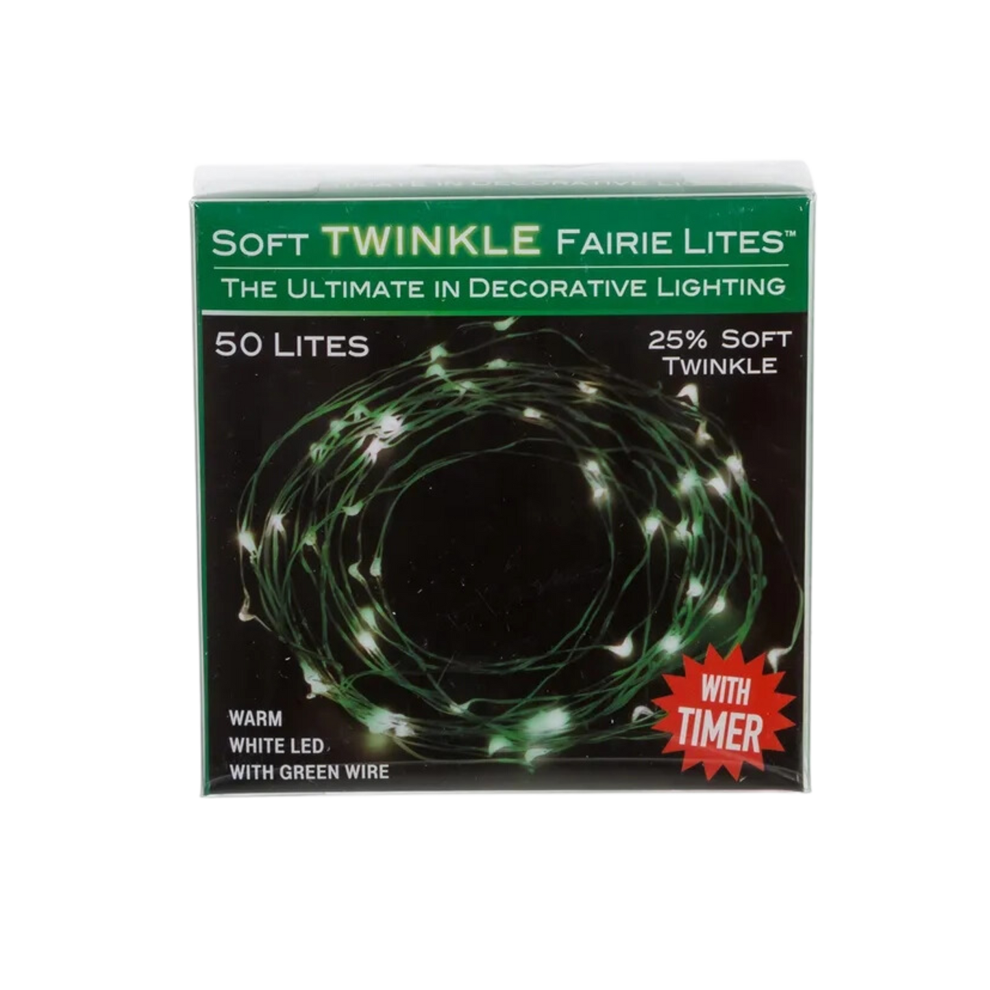 Battery Operated Twinkle Warm White Fairie Lights