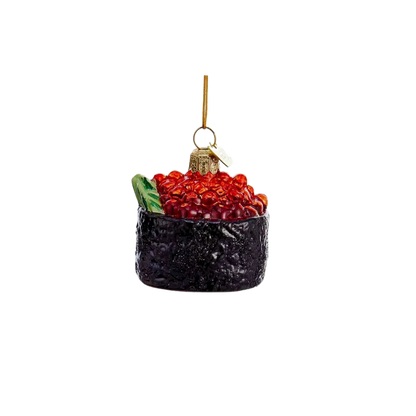 Glass Sushi Ornaments