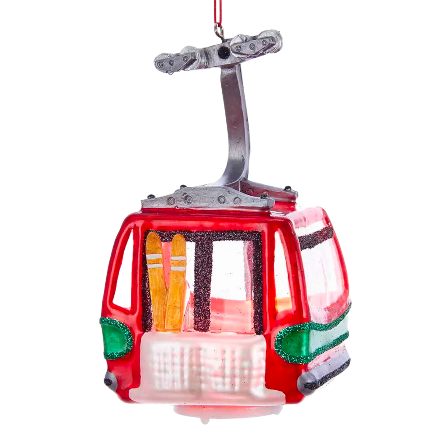Gondola W/Led Light Ornament 4.5"
