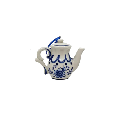 Delft Blue Teapot Ornaments