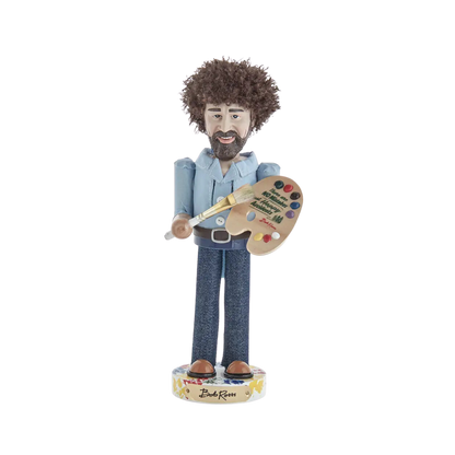 10" Bob Ross W/Palette Nutcracker