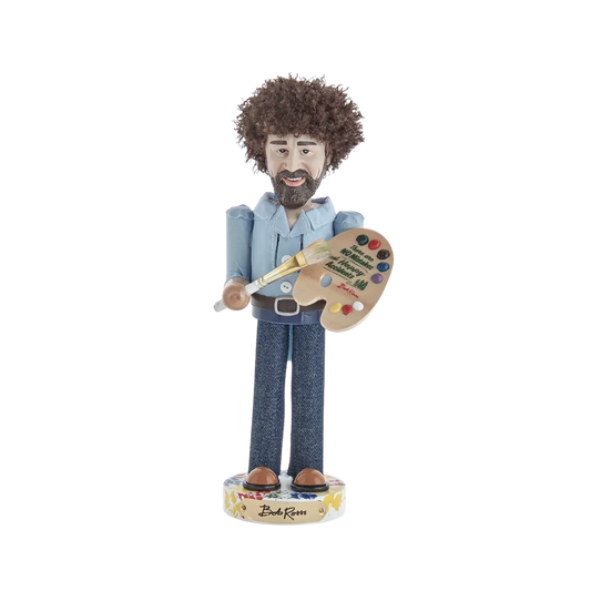 10" Bob Ross W/Palette Nutcracker