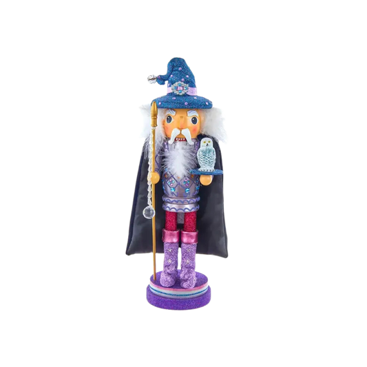 18" Wooden Wizard Nutcracker