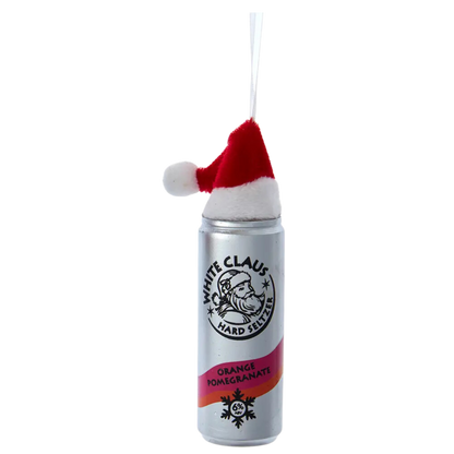 White Claus Seltzer Ornament