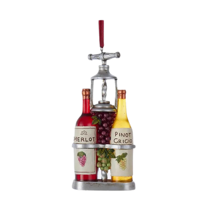 Resin Wine & Cheese Tray Ornament