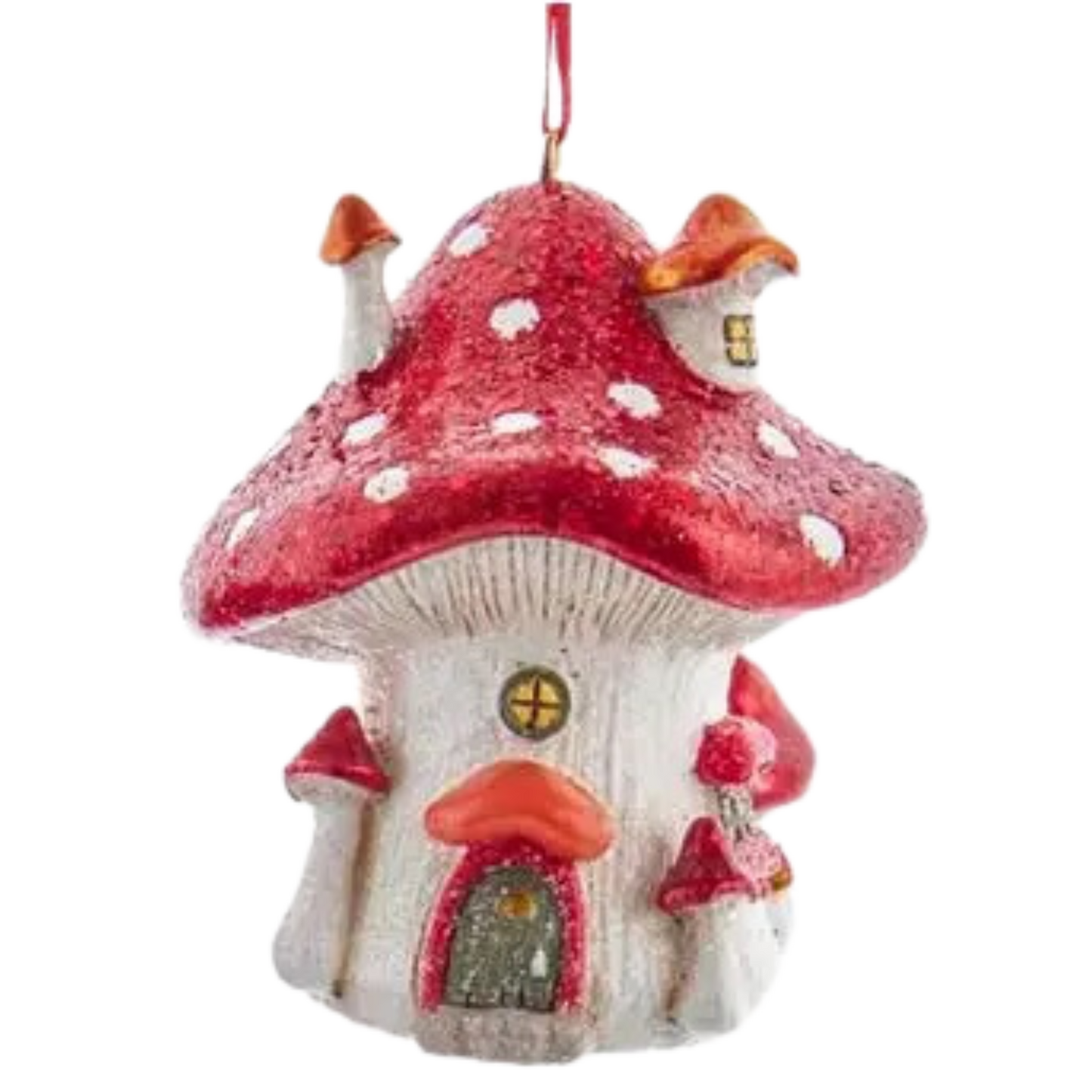 Pinecone Mushroom House Ornaments