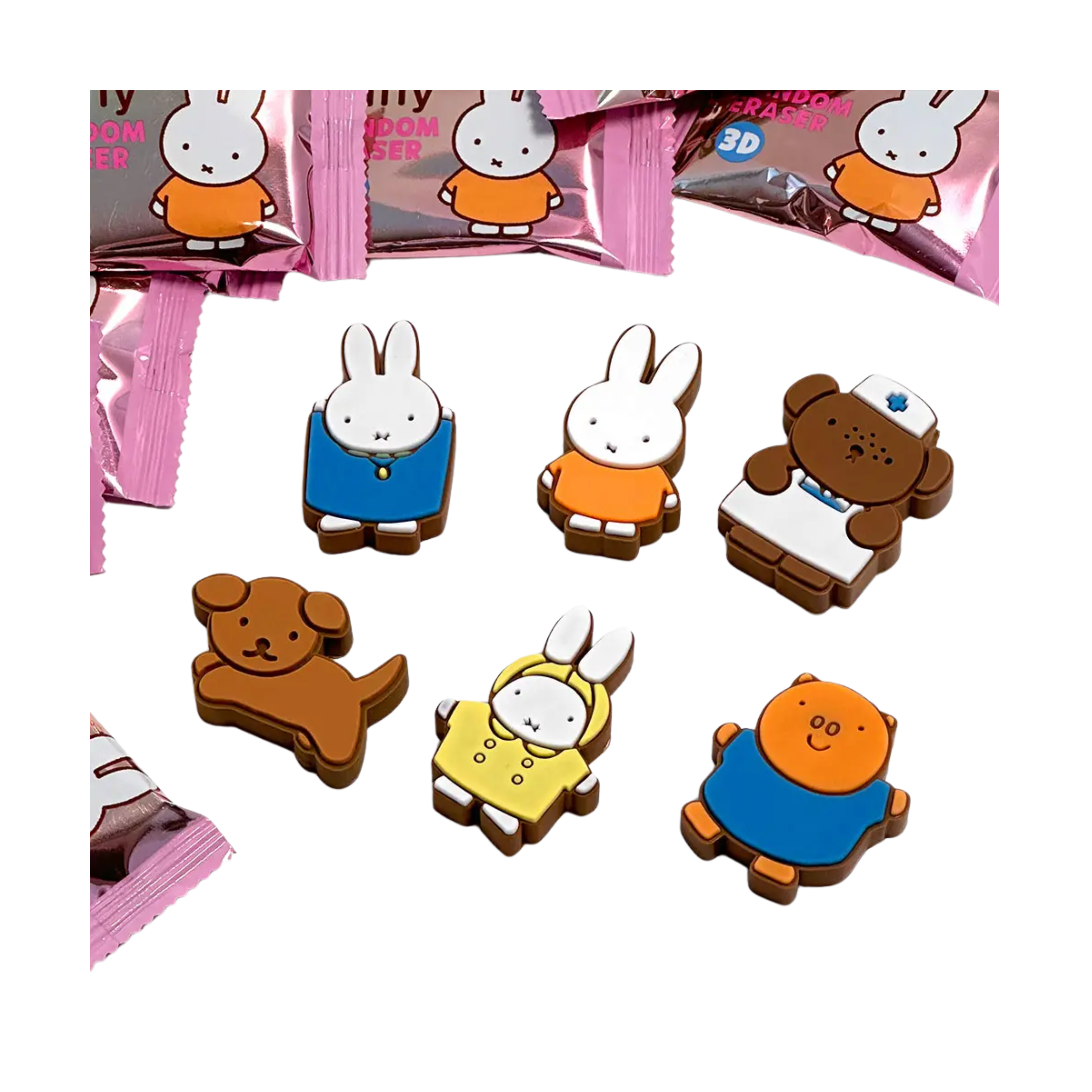 Miffy 3D Figure Eraser Random Eraser Box – Daydream Art Supply