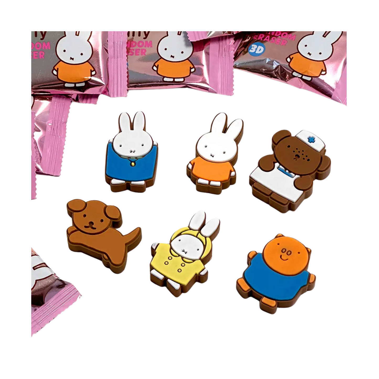 Miffy 3D Figure Eraser Random Eraser Box