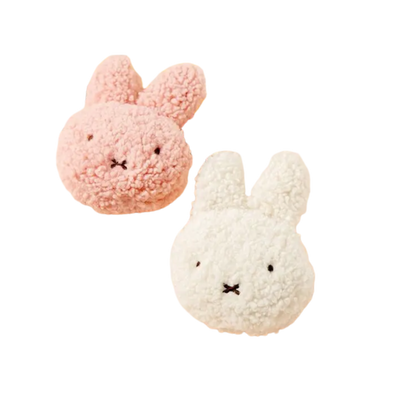 Miffy Fluffy 3D Face Multi Pouch Purse