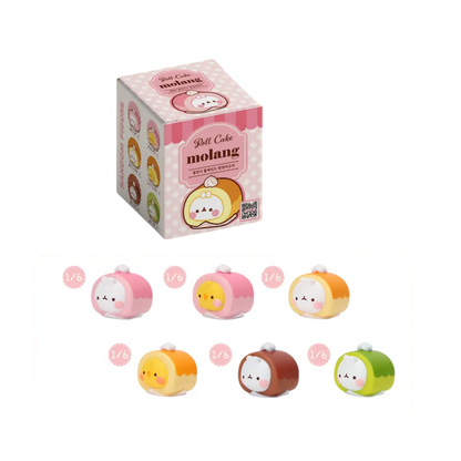Molang Roll Cake Random Figure Box