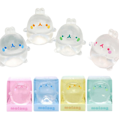 Molang Clear Mochi Squish Toy