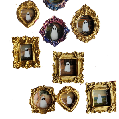 Ghosts On Vacation Mini Art Magnet