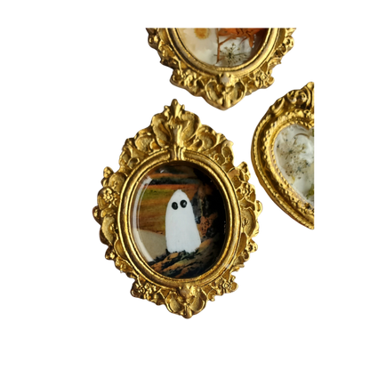 Ghosts On Vacation Mini Art Magnet