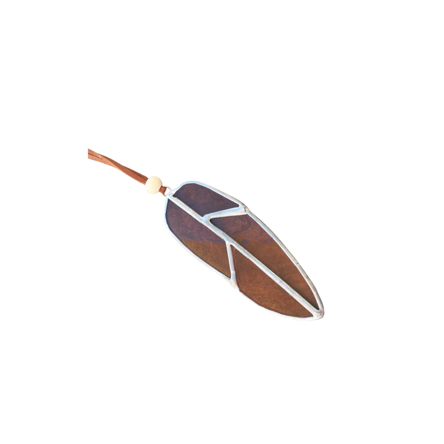 Small Stained Glass Feather