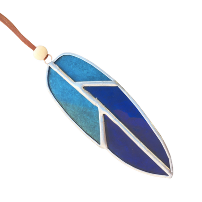 Small Stained Glass Feather