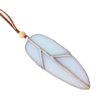 Small Stained Glass Feather