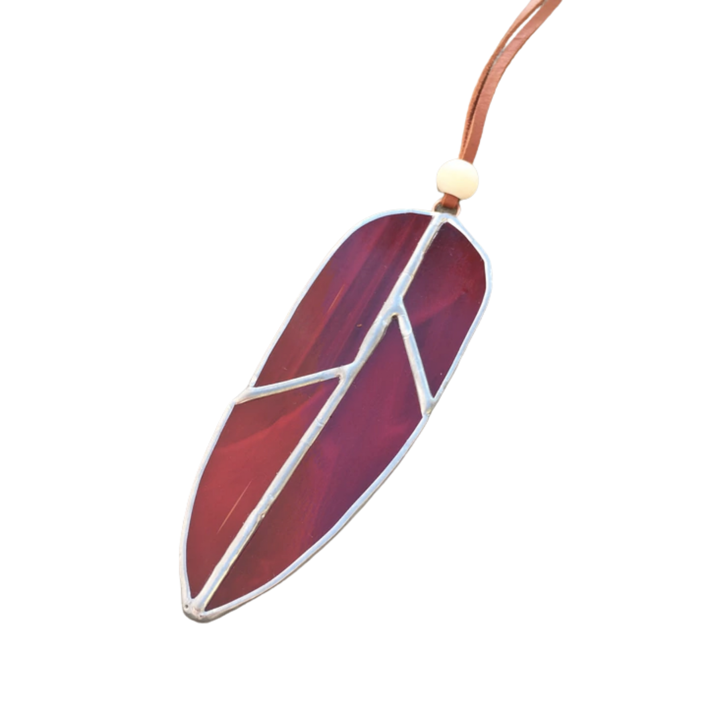 Small Stained Glass Feather