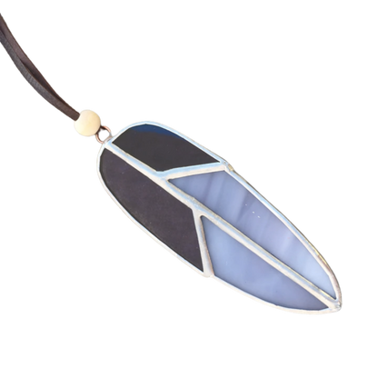 Small Stained Glass Feather