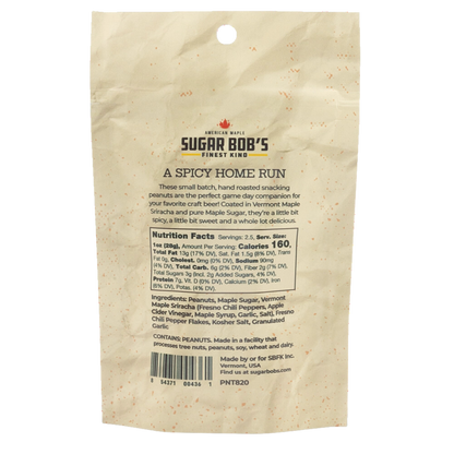 Maple Sriracha Peanuts