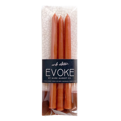 Skinny Tapered Candles - Clay